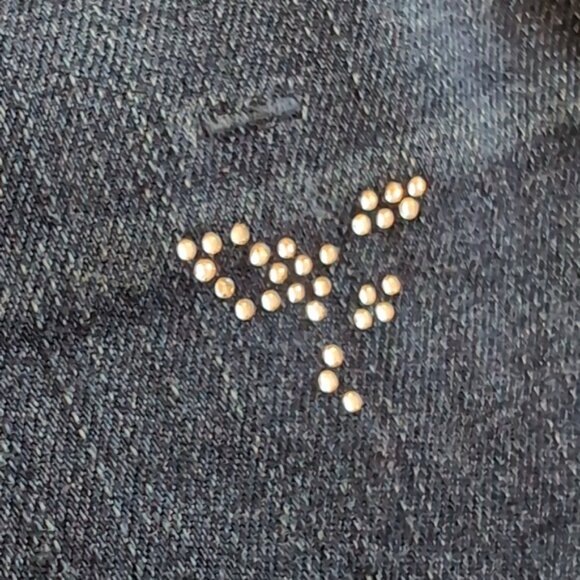 Guess Skinny Jeans Stretch Denim Adjustable  Rhinestone Blue Girls Size 10 - Picture 13 of 13